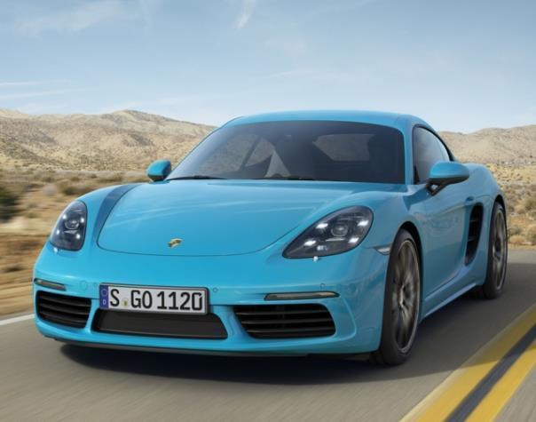 Porsche 718 Cayman S.  Foto:Porsche